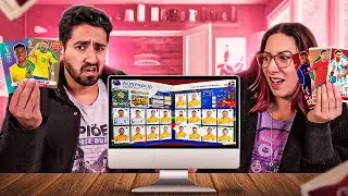 NOSSO ÁLBUM DA COPA DIGITAL DEU TUDO ERRADO - Gabriel e Shirley