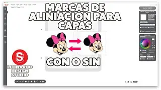 Como colocar y quitar marcas de alineaci&oacute;n para capas en Leonardo Design Studio