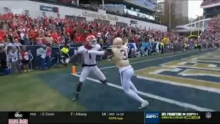 UGA WR George Pickens Ejected For Throwing Punches vs Georgia Tech (Week 14)