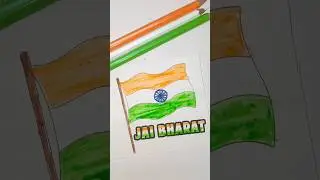Very Easy Tiranga Drawing#viral