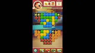 Toon Blast Level 8495 - NO BOOSTERS 🐻🐺🐱 | SKILLGAMING ✔️