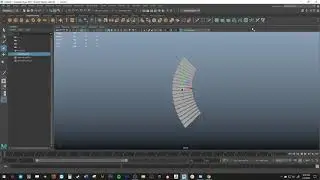 Building a Spiral Staircase in Maya with Bend Tool.
