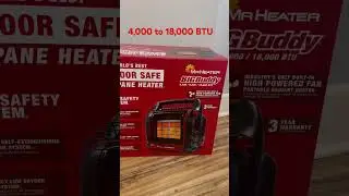 Mr buddy Big Buddy Heater #shtf #prepping #offgrid #propane