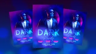 How To Design Night Party Flyer - Photoshop Cc Tutorial