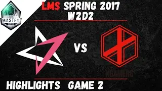 JT vs XG Highlights Game 2 LMS Spring W2D2 2017 J Team vs eXtreme Gamers