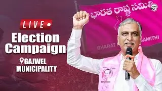 LIVE: Former Minister and MLA Harish Rao’s election campaign in Gajwel Municipality.