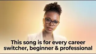 To Every Career Switcher, Beginner & Professional. This song is dedicated to you🫂
