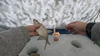 Рыбалка зимой на поплавок в буран. Рыбалка 2026 #зима2026 #рыбалка #fishing #зимняярыбалка #рыба