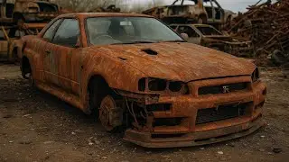 Restoration of a abandoned Nissan Skyline R34 GTR | Car mechanic Simulator