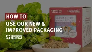 How to Use Red Dog Blue Kat&rsquo;s New Raw Pet Food Packaging | Easy Portioning for Dogs & Cats