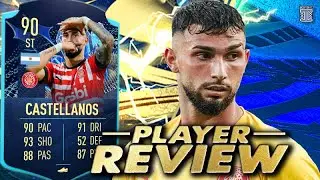 90 TEAM OF THE SEASON MOMENTS CASTELLANOS PLAYER REVIEW! - DAILY LOGIN TOTS - FIFA 23 Ultimate Team