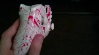 XBOX ONE CUSTOM BLOOD SPLATTER CONTROLLER -  by custom controllers UK!!