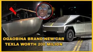 Shocking Ogaobina buys Tesla cybertruck car worth 200 million