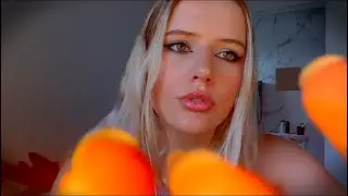 ASMR🤍 brain melting mouth sounds (layered, gum chewing, hand movements)