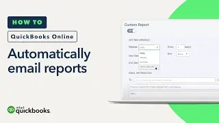 How to automatically email reports in QuickBooks Online (Tutorial)