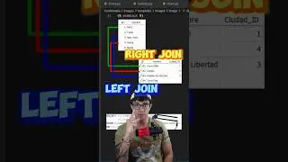 Left join y right join en SQL. #basesdedatos  #database  #programming  #sql  #sqljoins