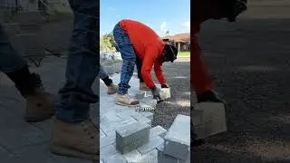 The Fastest Brick Driveway DIY!