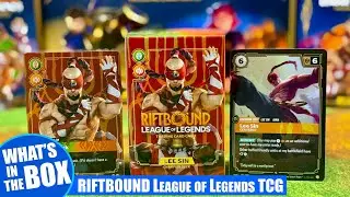 RIFTBOUND League of Legends Trading Card Game TCG  |  LEE SIN CHAMPIONS DECK Unboxing  |  Riot Games