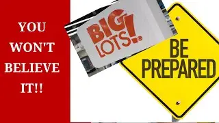 You won't Believe It! THE GREAT Prepping DEALS at Big Lots! Shop With Me!