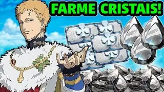 TODAS AS FORMAS DE CONSEGUIR CRISTAIS E TICKETS NO JOGO EM 2024! - Black Clover Mobile