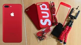 CUSTOM RED iPhone 6 Plus Wrapped! (Product Red) | Installation & Review