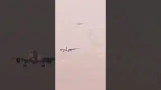 NEAR MISS Sky team 767/ Go Around