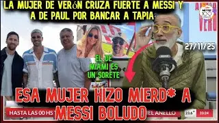 Anello: Cruzan a Messi y a De Paul. Los clubes ya no son de los socios. Mensaje de apoyo a Ver&oacute;n