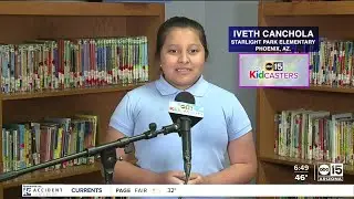 Kidcaster Iveth gives your Friday morning forecast from Starlight Park Elementary School