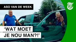 Driftkop stapt uit auto: ‘Ga weg joh!’