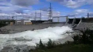 Porjus Power Station opens floodgates