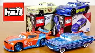 カーズ トミカ 7月発売の4台 C-23 ラモーン  C-25 ライアン・インサイド・レニー C-26 リロイ・ヘミング C-46 バッバ・ホイールハウスをレビュー