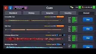 Crimson Moon Animated Cue Level Max.#8BallPool #Miniclip#8bp