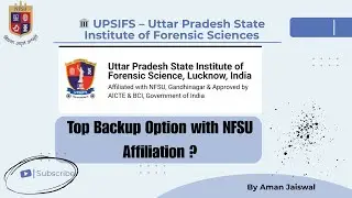 🎥 🏬UPSIFS College Review | NFSU-Affiliated | Best Backup for NFAT, JEE, CUET & CLAT Aspirants!