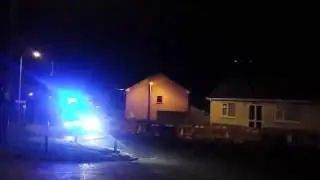 RESPONDING: Dublin Fire Brigade's Foam Tender arriving on scene