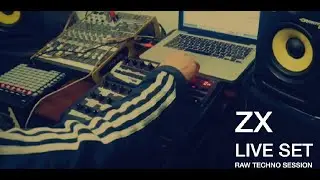 ZXZXZX  - MINI LIVE SET / RAW TECHNO + INDUSTRIAL SESSION - ( Ableton - APC Mini Mk2 - BCR2000)