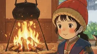 Silent Winter Journey ❄️ | No Dialogue Survival Animation | Ghibli Style