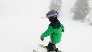 Kids take on a 4-day ski camp at Grouse Mountain