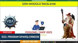 PERSONEL TAKİP İZİN MOD&Uuml;L&Uuml; İNCELEME
