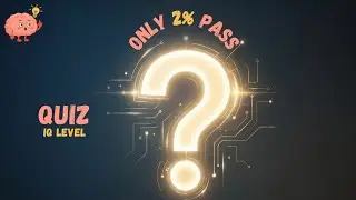 IQ Test Challenge | Easy to Pro Level Brain Test (Only Smart People Pass) #iqtest #braintest #shorts