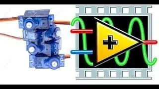 Arduino meet Labview controlling three servo or more using visa
