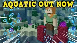 Minecraft Xbox / PE 1.5 OUT NOW - ALL Aquatic Update NEW Features