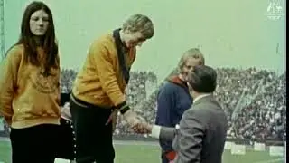 Edinburgh 1970 - Pam Kilborn wins 100m hurdles and creates history