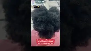 Time for me to use my hair products to detangle the hair after braids is out