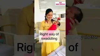 Mistake not to be done while swaddling | newborn care #babyvideos #drlavanya #shorts #ytshortsviral