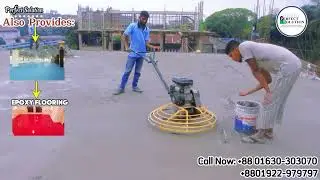 Floor hardener for concrete Floor in Bangladesh #floorhardener #perfectsolution #puflooring #epoxy