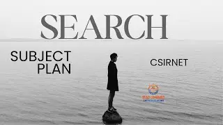 Subject plan #csirnet #maths