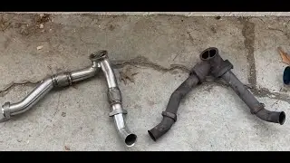 2000 Ford F350 7.3L- Up Pipe Replacement #diyautorepair,#automobile, #mechanic,#diesel, #powerstroke