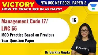UGC NET 2021 | VICTORY Course | Management  by Dr. Barkha Gupta | MCQ Practice Based on PYQs
