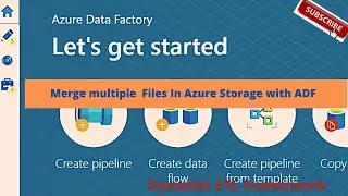 Merge multiple part files with ADF / Merge partition files / merge multiple files into a single file