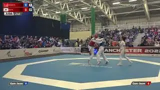 121 QF W-57kg 🔵 ILGUN Hatice kubra TUR vs 🔴 LEE Ahreum KOR I Manchester 2022 World Taekwondo GP